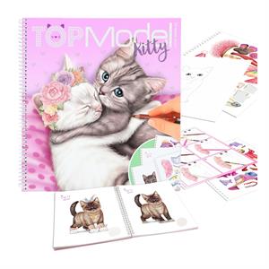 Depesche Create Your TOPModel Kitty Colouring Book
